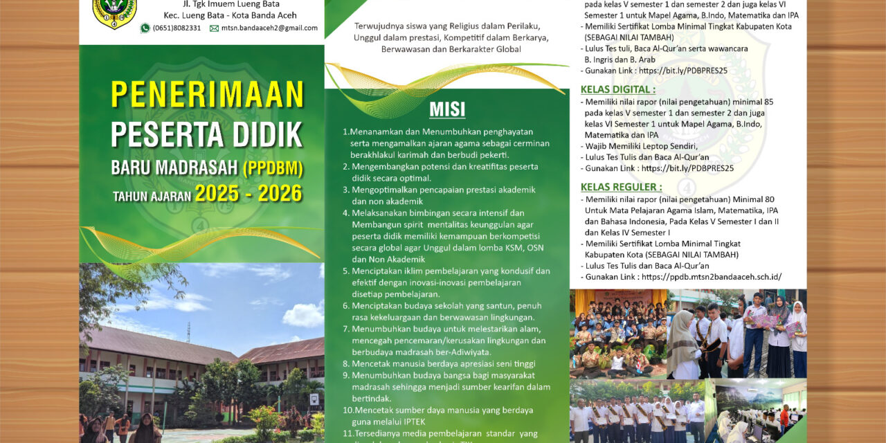 JADWAL DAN RUANG TES TULIS DAN WAWANCARA PPDB PRESTASI DAN DIGITAL