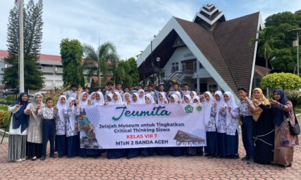 Siswa/i MTsN 2 Banda Aceh Ikuti Kegiatan ‘Jeumita’ di Museum Aceh